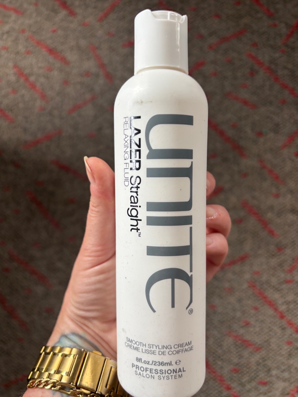 Unite Lazer Straight Smooth Styling Cream 8 oz BRAND NEW